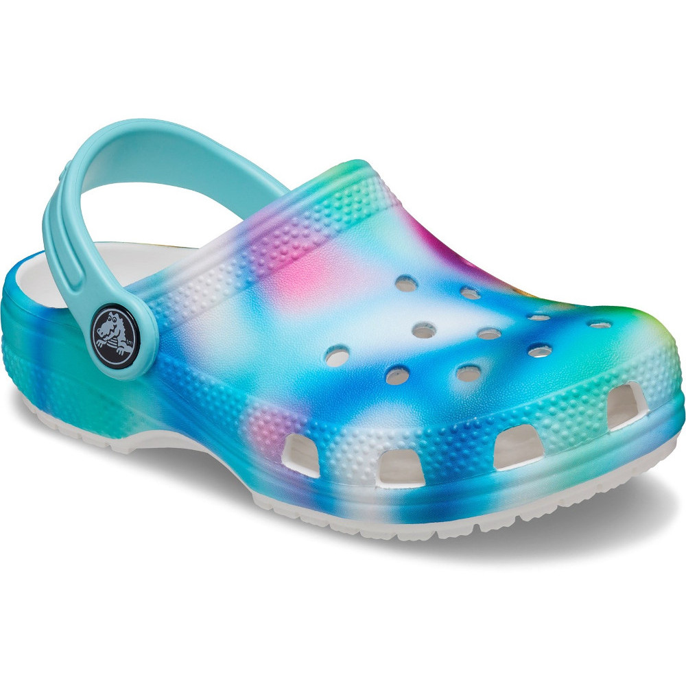 Light hot sale rainbow crocs