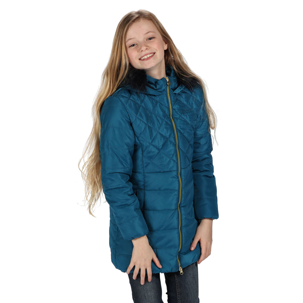 regatta black bernadine insulated coat