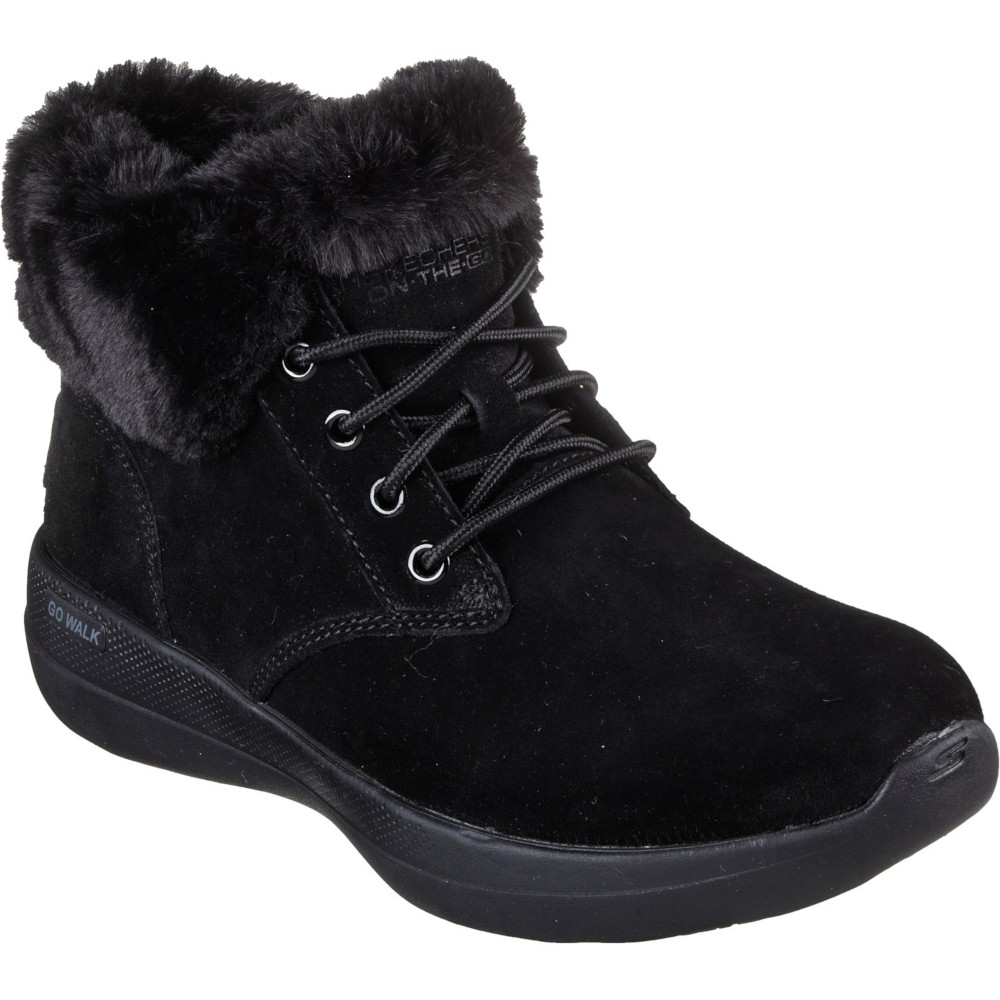 Skechers Womens Go Walk Stability Comfy Days Winter Boots