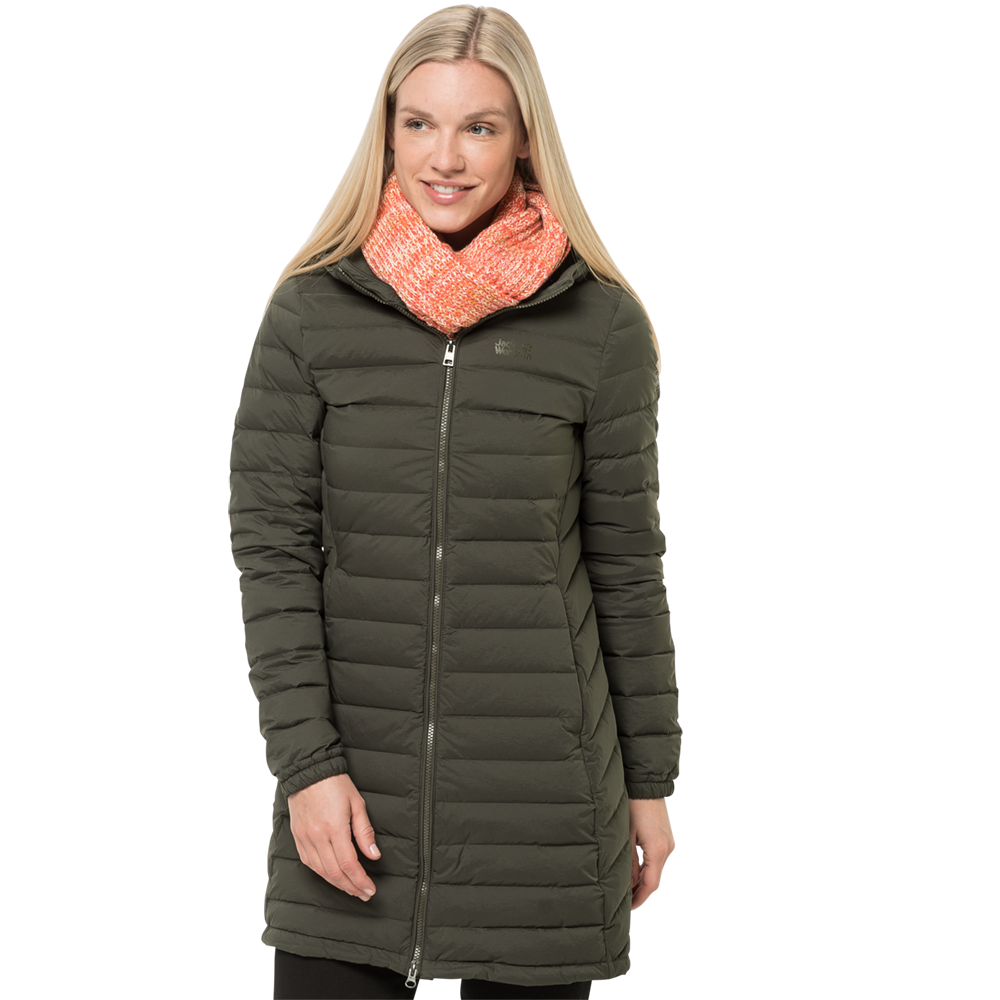 Jack wolfskin long padded clearance coat